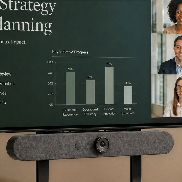 Device Panel for Mobile Fleet installed below a display.