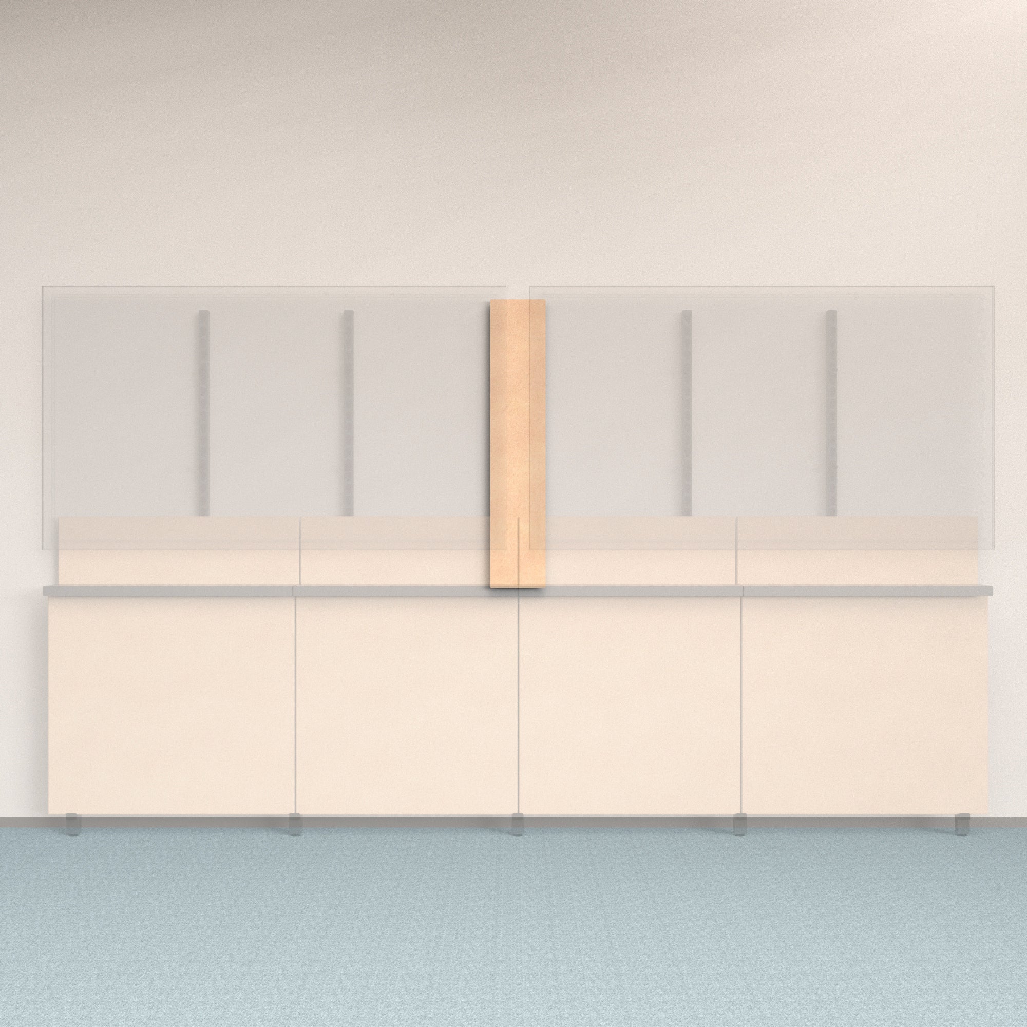 Framework Accent Wall Panel in Cashmere finish.