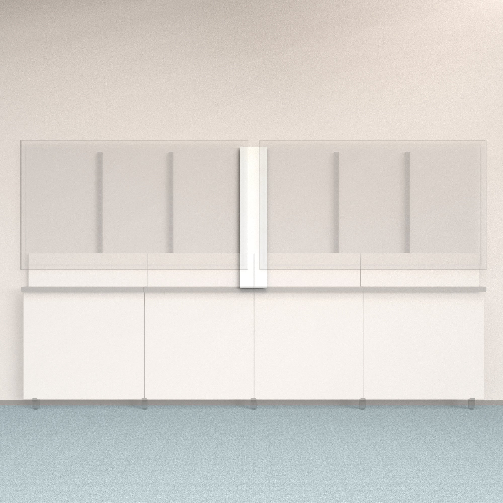Framework Accent Wall Panel in Zinc finish.