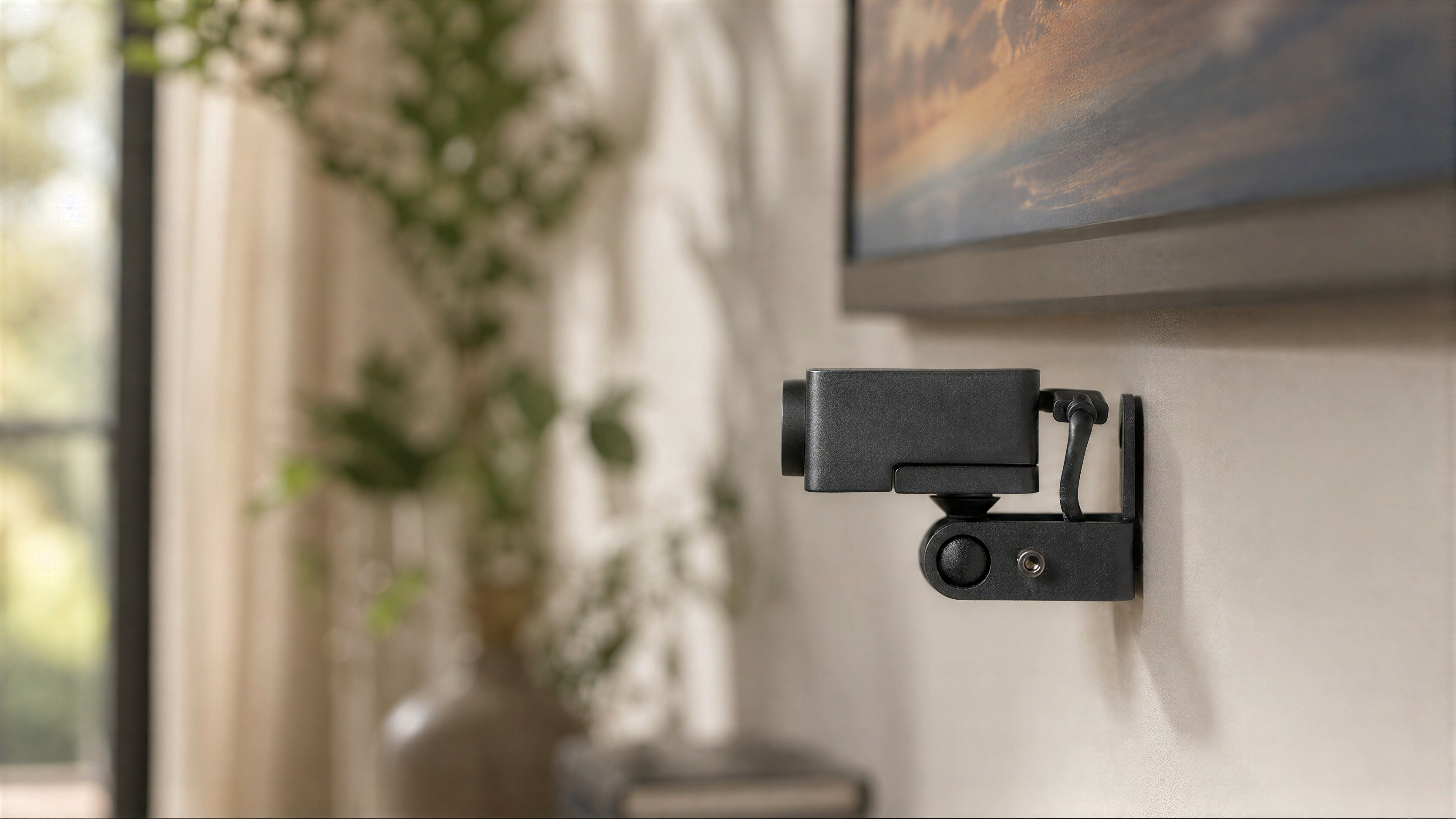 ADA Camera Mount installed on an AV wall.