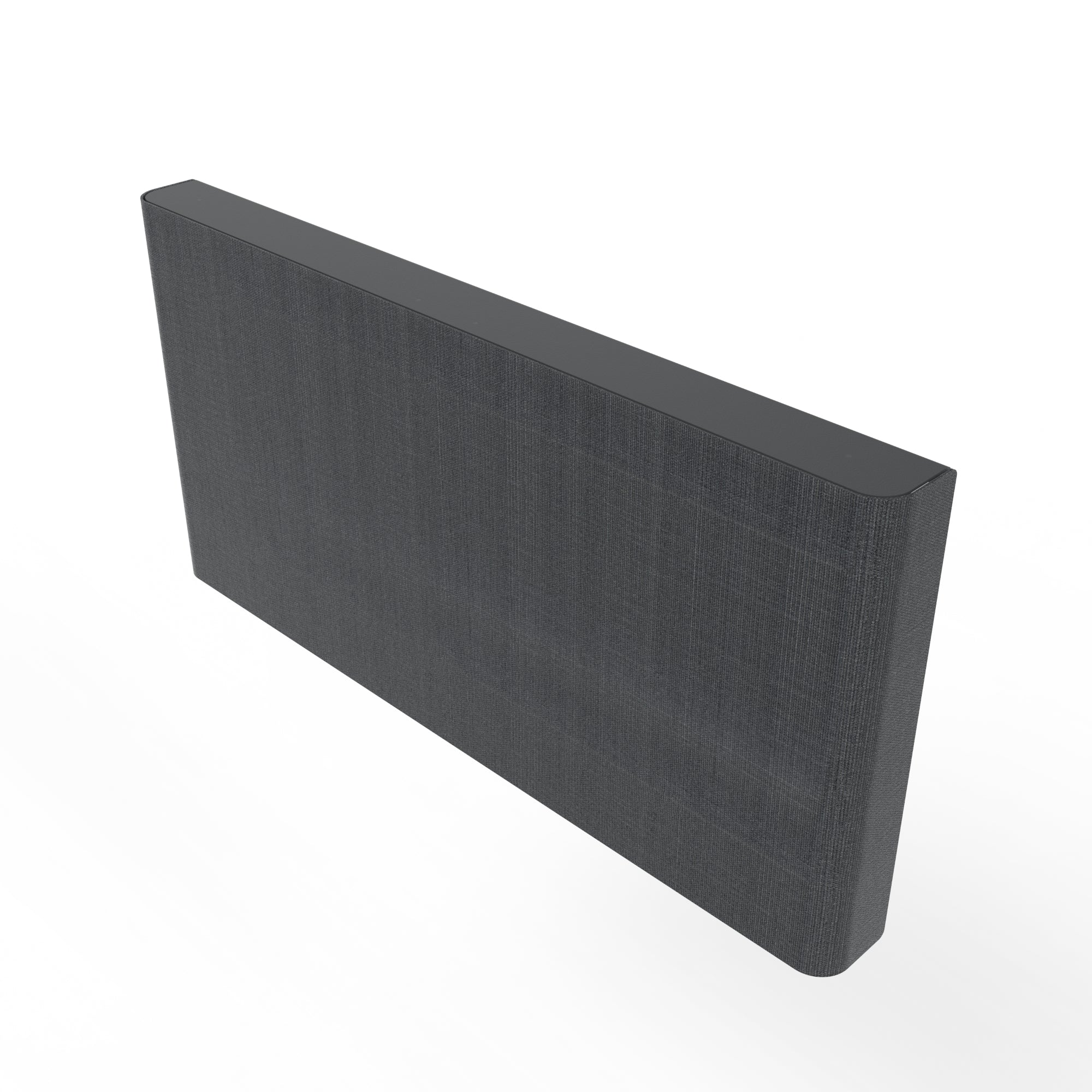 Heckler AV Credenza 4U Black Grey front view