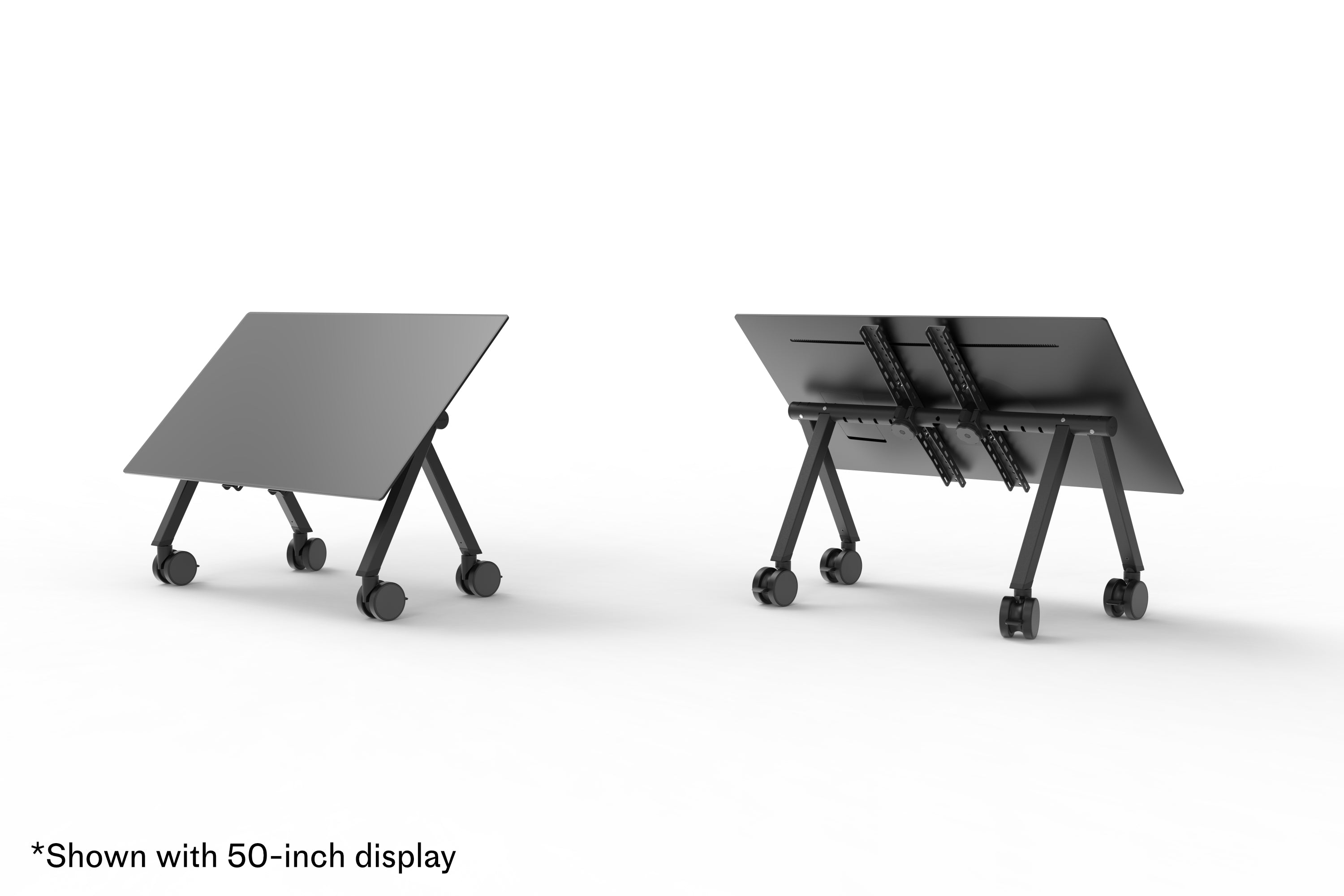 Heckler Confidence Stand with 50 inch display