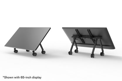 Heckler Confidence Stand with 65 inch display