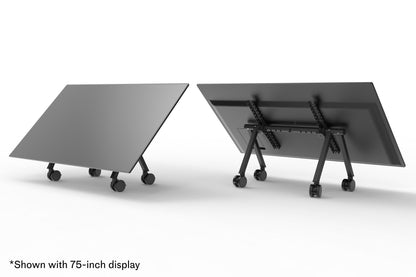 Heckler Confidence Stand with 75 inch display