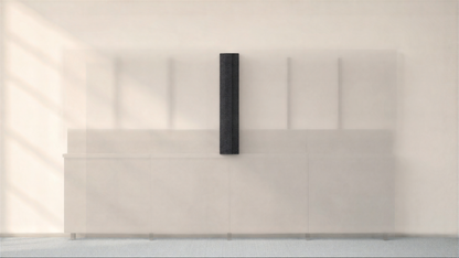 Framework Accent Wall Panel installed across a wide wall.