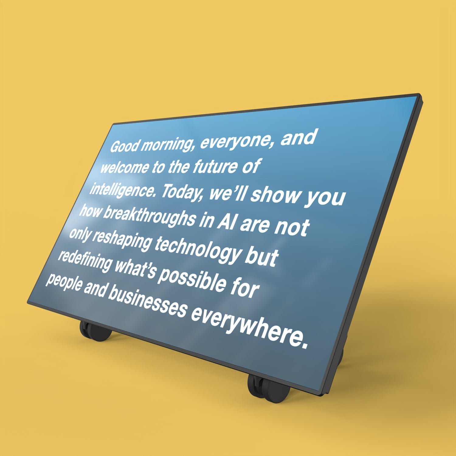 Heckler Confidence Stand Large (H1010) front render"