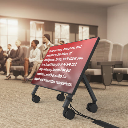 Heckler Confidence Stand on stage at live event