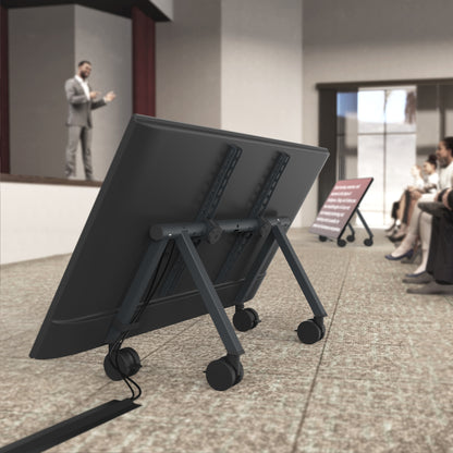 Heckler Confidence Stand rear view showing cable management