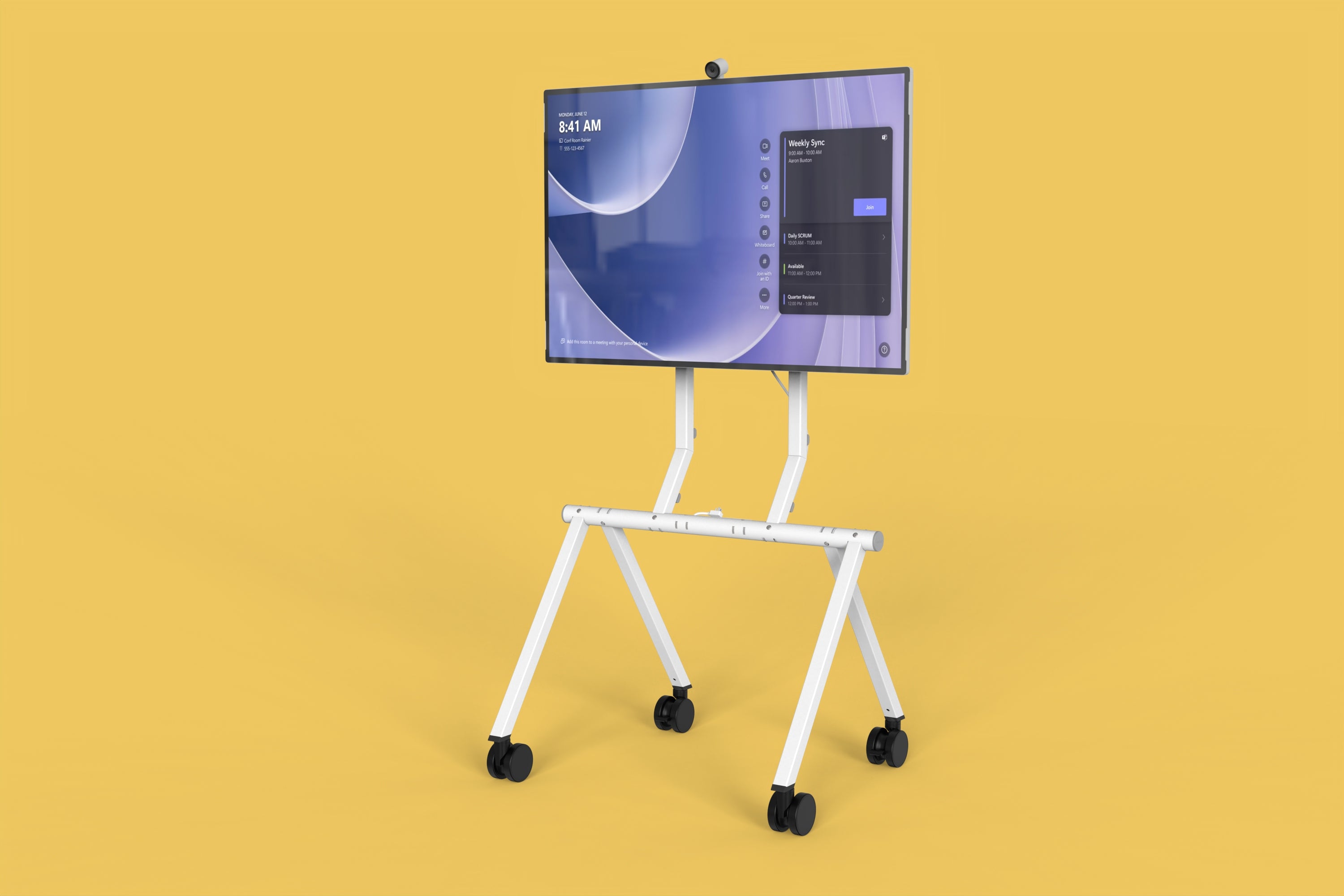 Heckler Rolling Stand for Surface Hub 3
