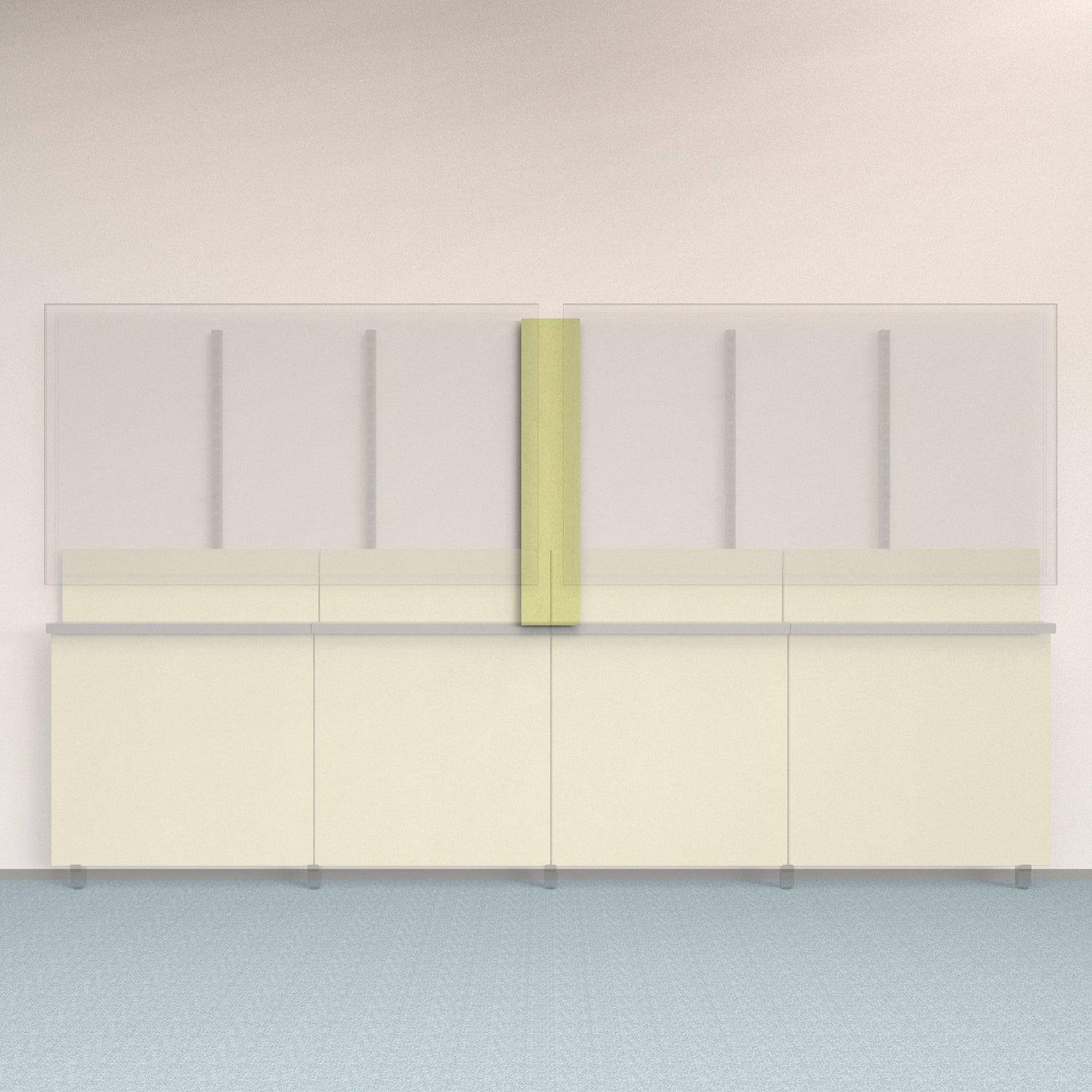 Framework Accent Wall Panel in Aloe finish.