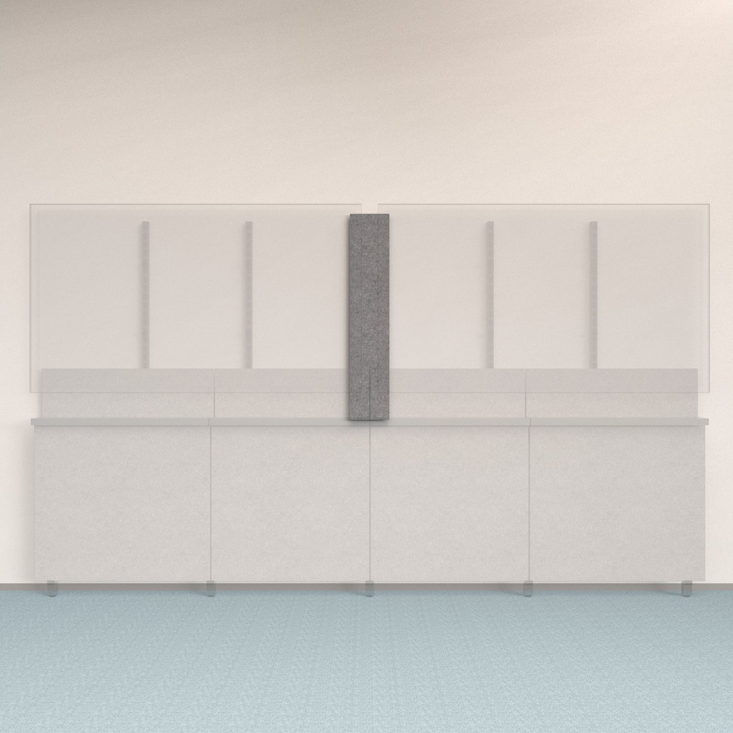Framework Accent Wall Panel in Armor finish.