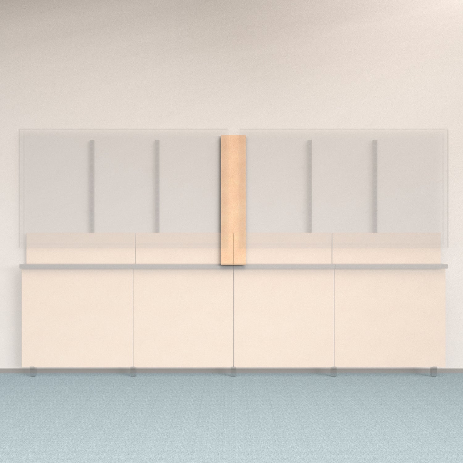 Framework Accent Wall Panel in Cashmere finish.
