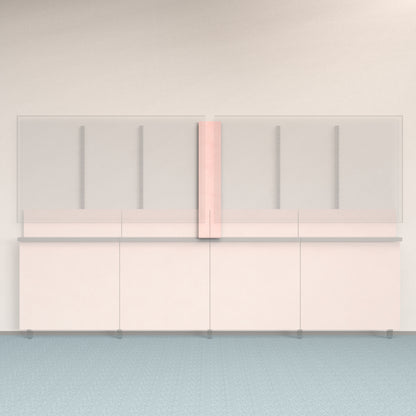 Framework Accent Wall Panel in Coral finish.