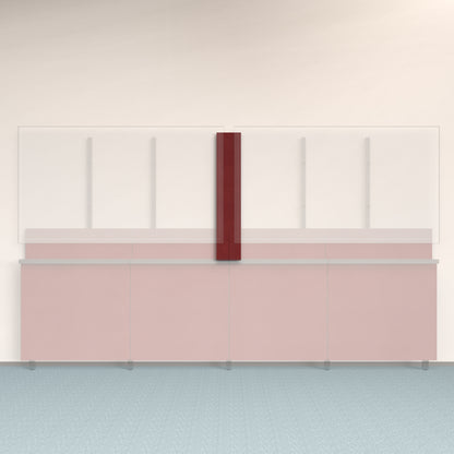 Framework Accent Wall Panel in Ruby finish.