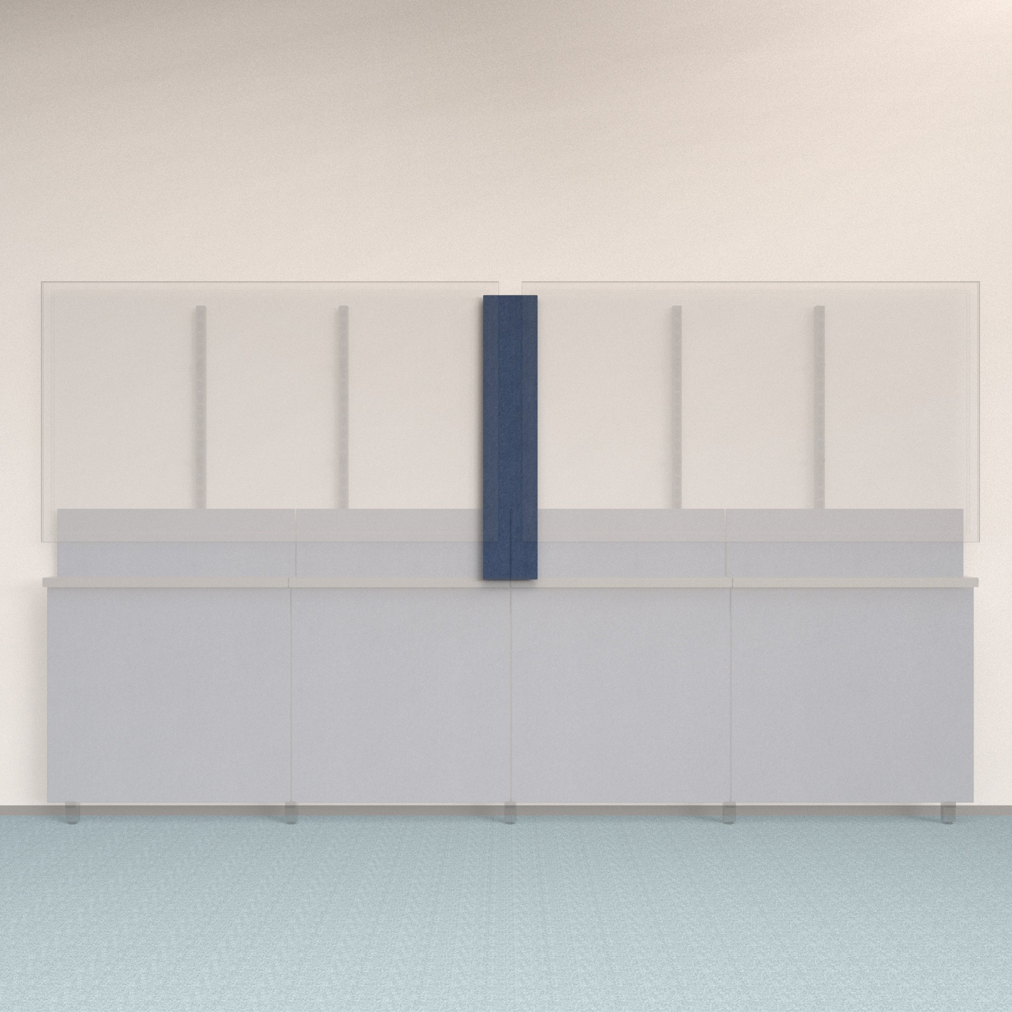 Framework Accent Wall Panel in Indigo finish.