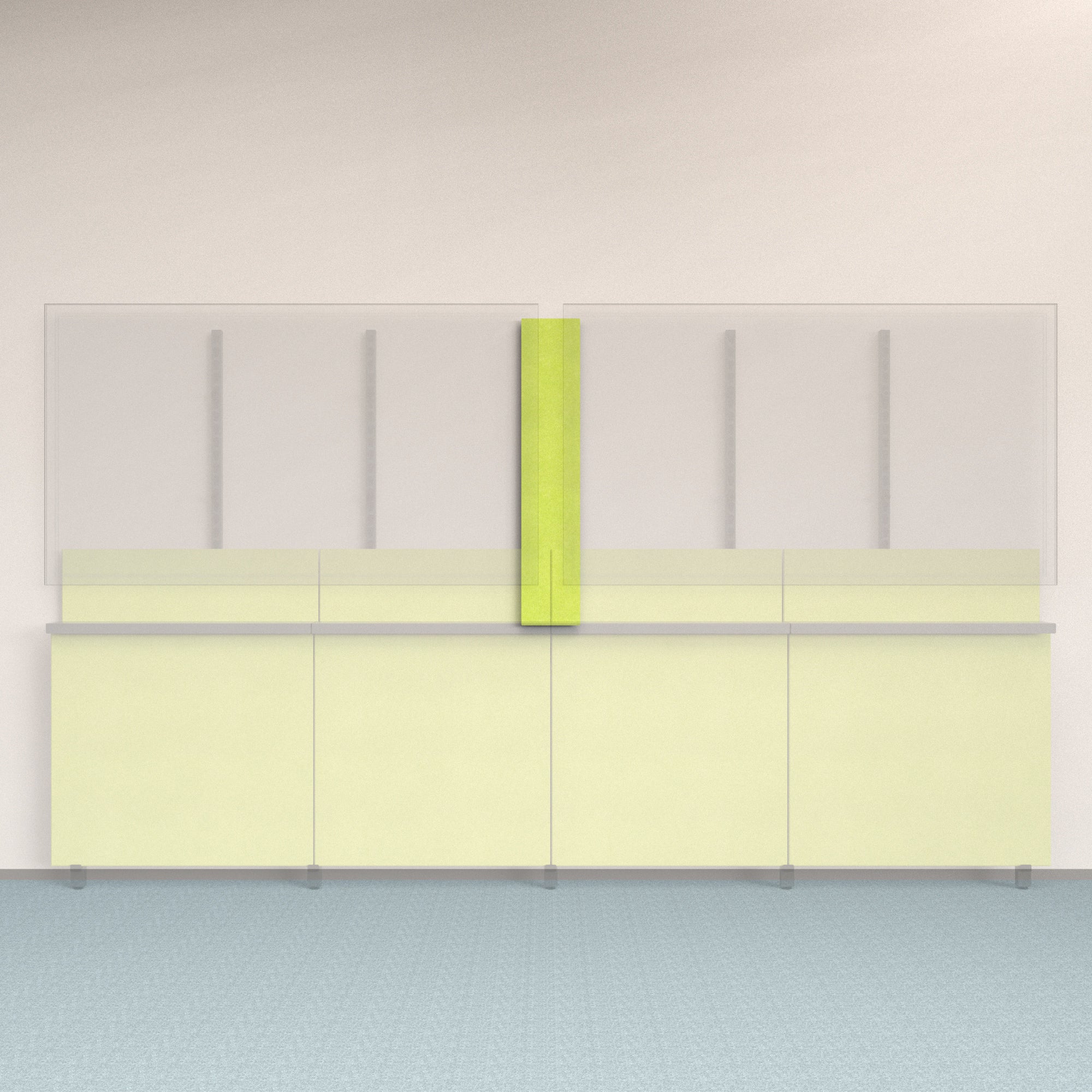 Framework Accent Wall Panel in Kiwi finish.