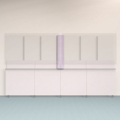 Framework Accent Wall Panel in Lilac finish.