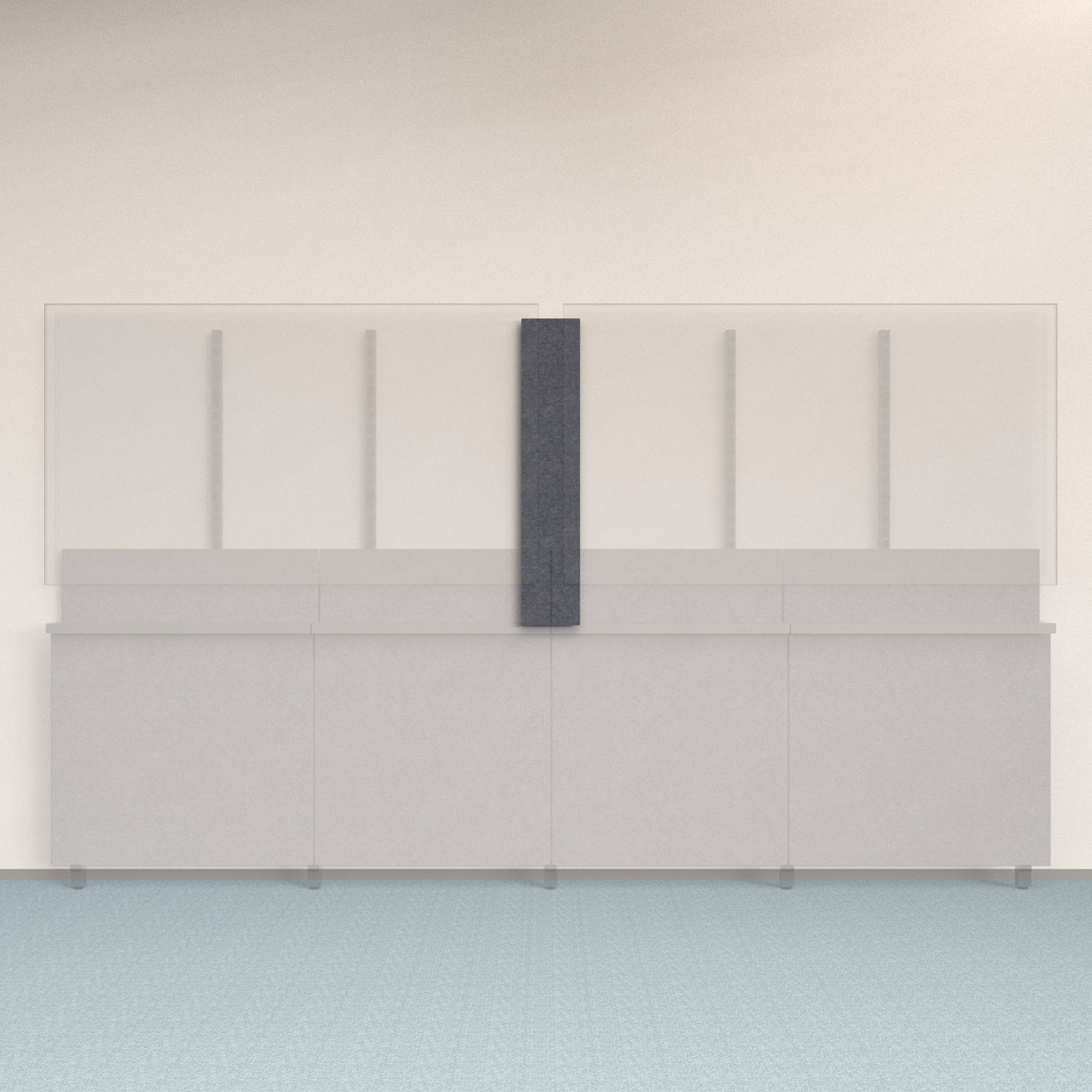 Framework Accent Wall Panel in Mineral finish.