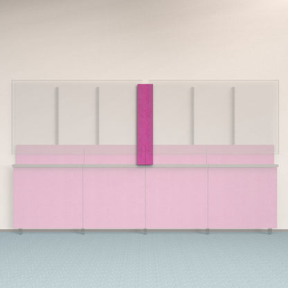 Framework Accent Wall Panel in Plum finish.