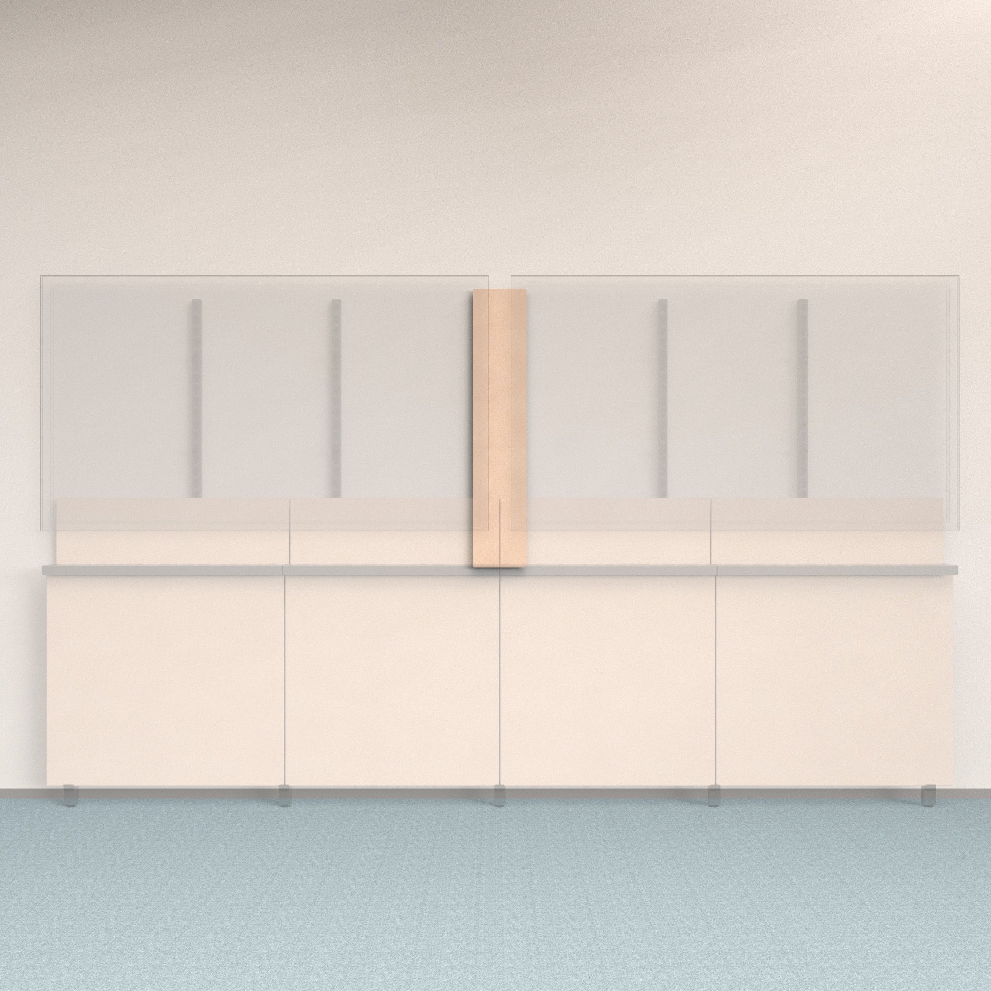 Framework Accent Wall Panel in Porcelain finish.