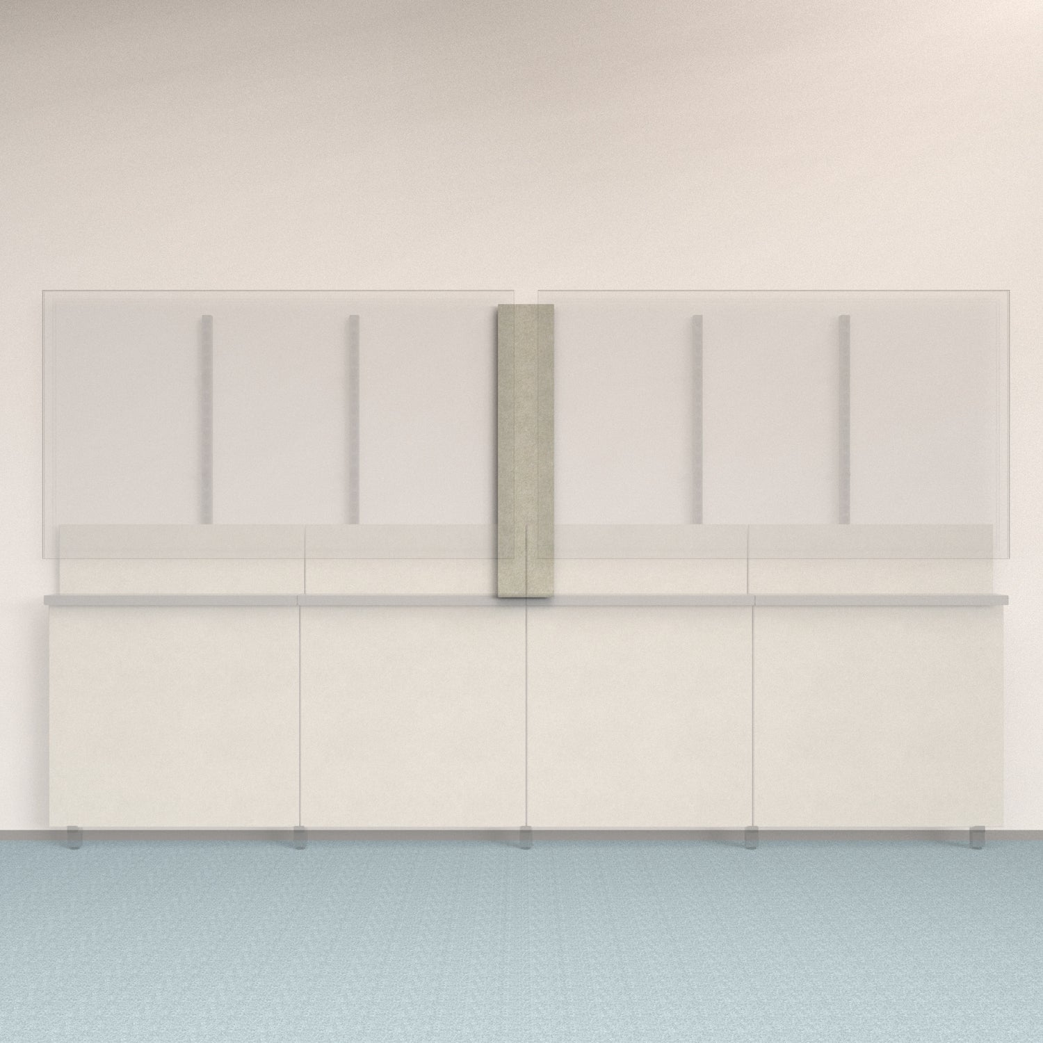 Framework Accent Wall Panel in Sage finish.