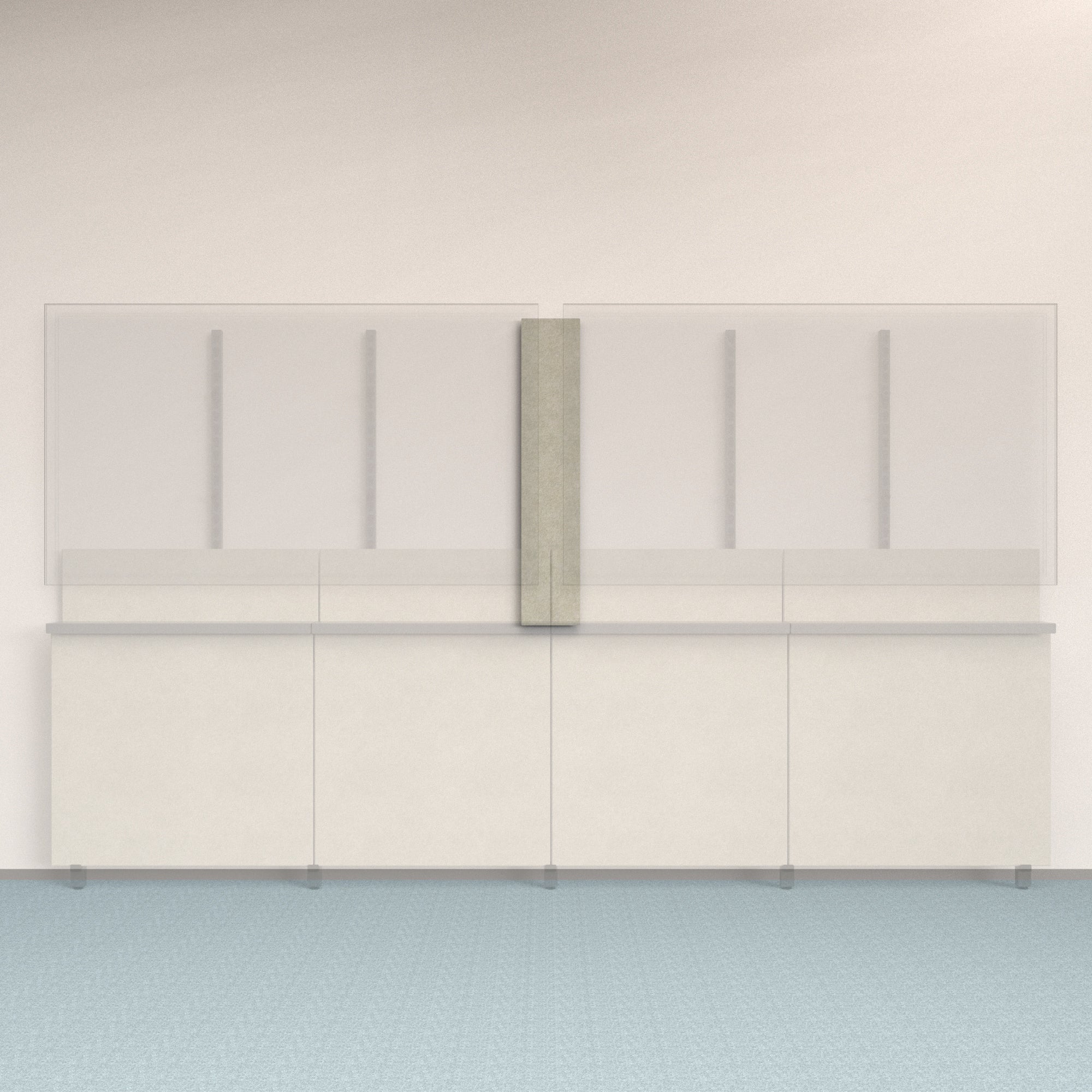 Framework Accent Wall Panel in Sage finish.
