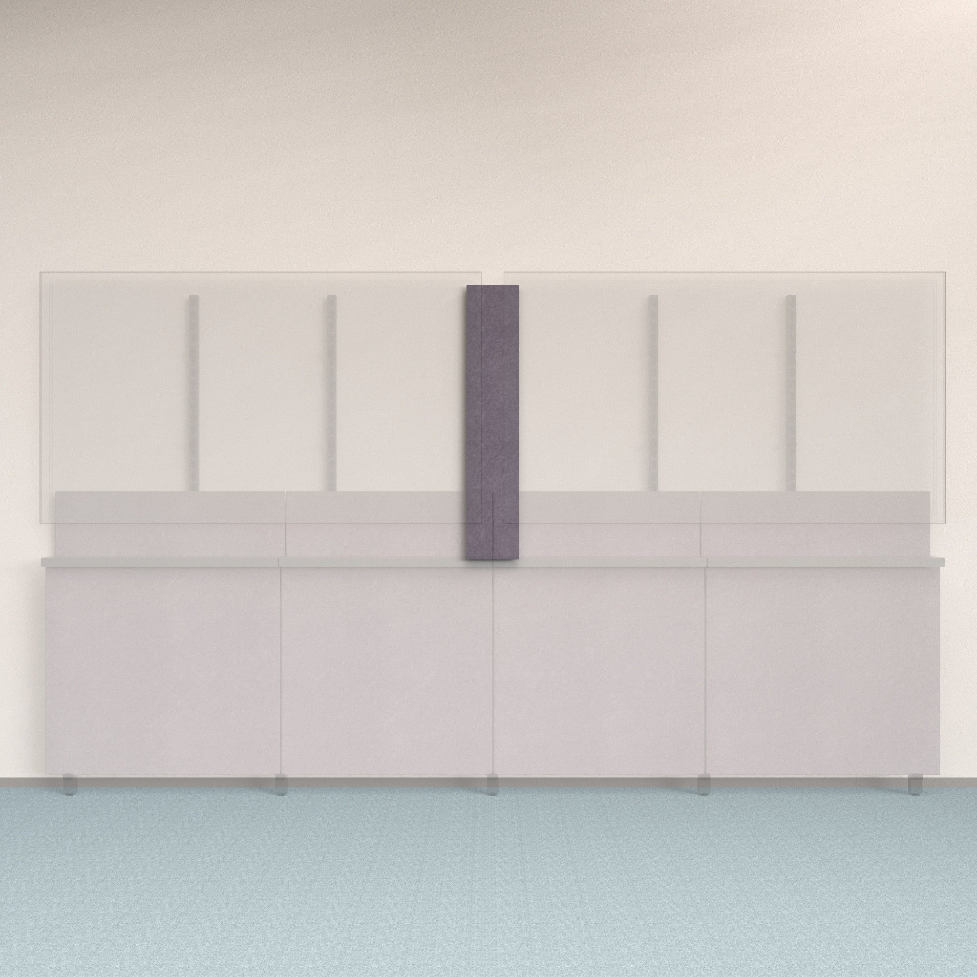 Framework Accent Wall Panel in Wisteria finish.