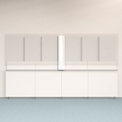 Framework Accent Wall Panel in Zinc finish.