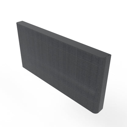 Heckler AV Credenza 4U Black Grey front view