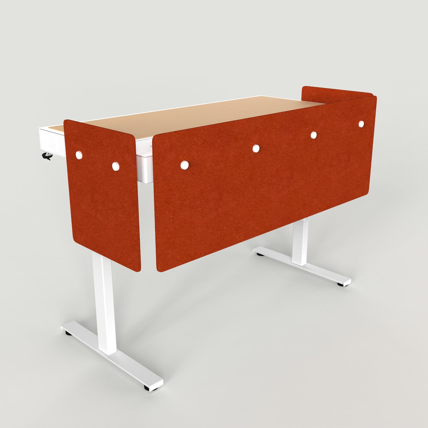 Standard Modesty Panel Set for Heckler Lectern 6U in Moab finish.