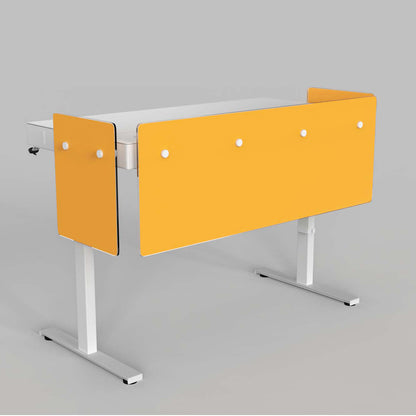 Premium Modesty Panel Set for Heckler Lectern 6U in Opaque Pantone PMS 123 C printed finish.