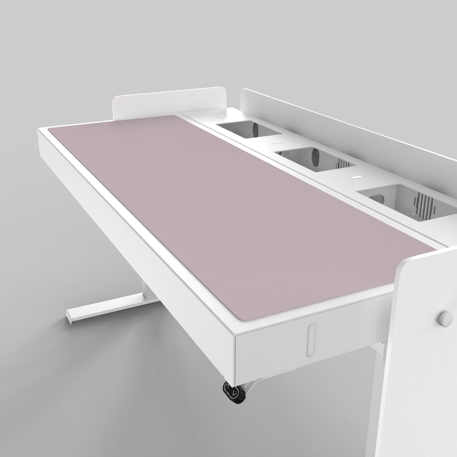 Deskpad for Heckler Lectern 6U in Soft Lilac finish.