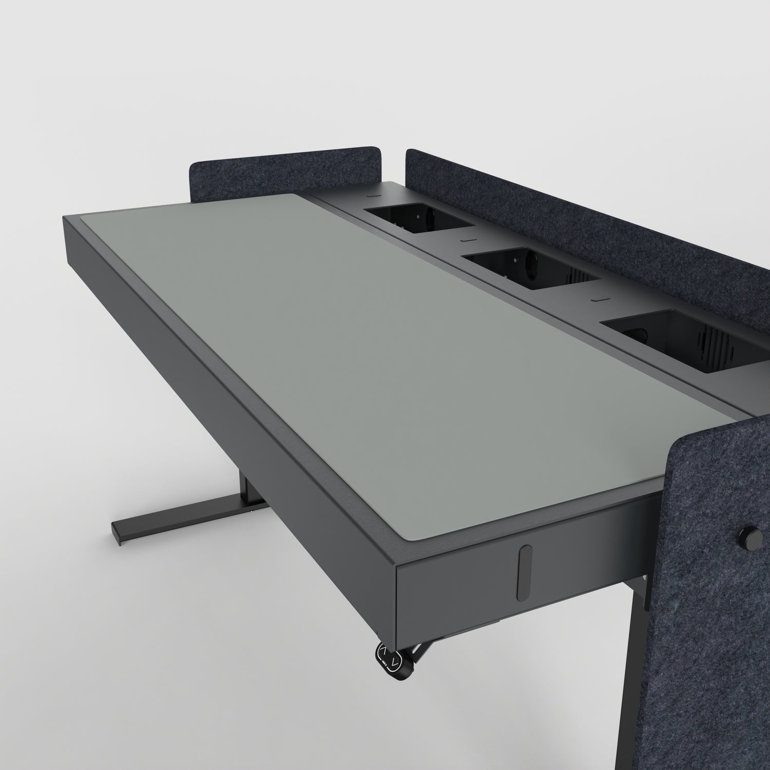 Deskpad for Heckler Lectern 6U in Ash finish.