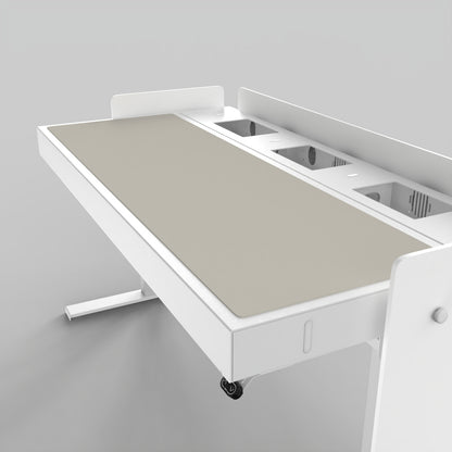 Deskpad for Heckler Lectern 6U in Pebble finish.