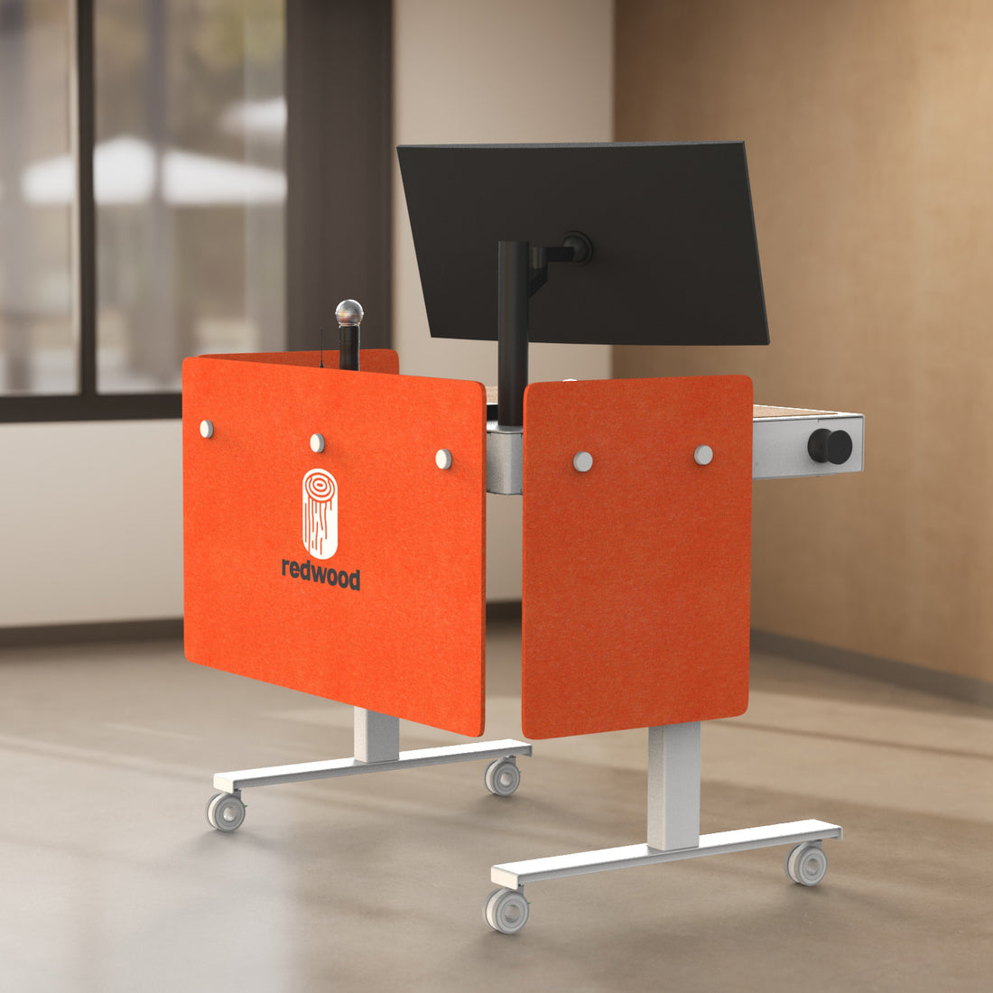 Standard Modesty Panel Set on Heckler Lectern 4U