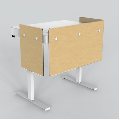 Heckler Premium Modesty Panel in wood look — cast acrylic