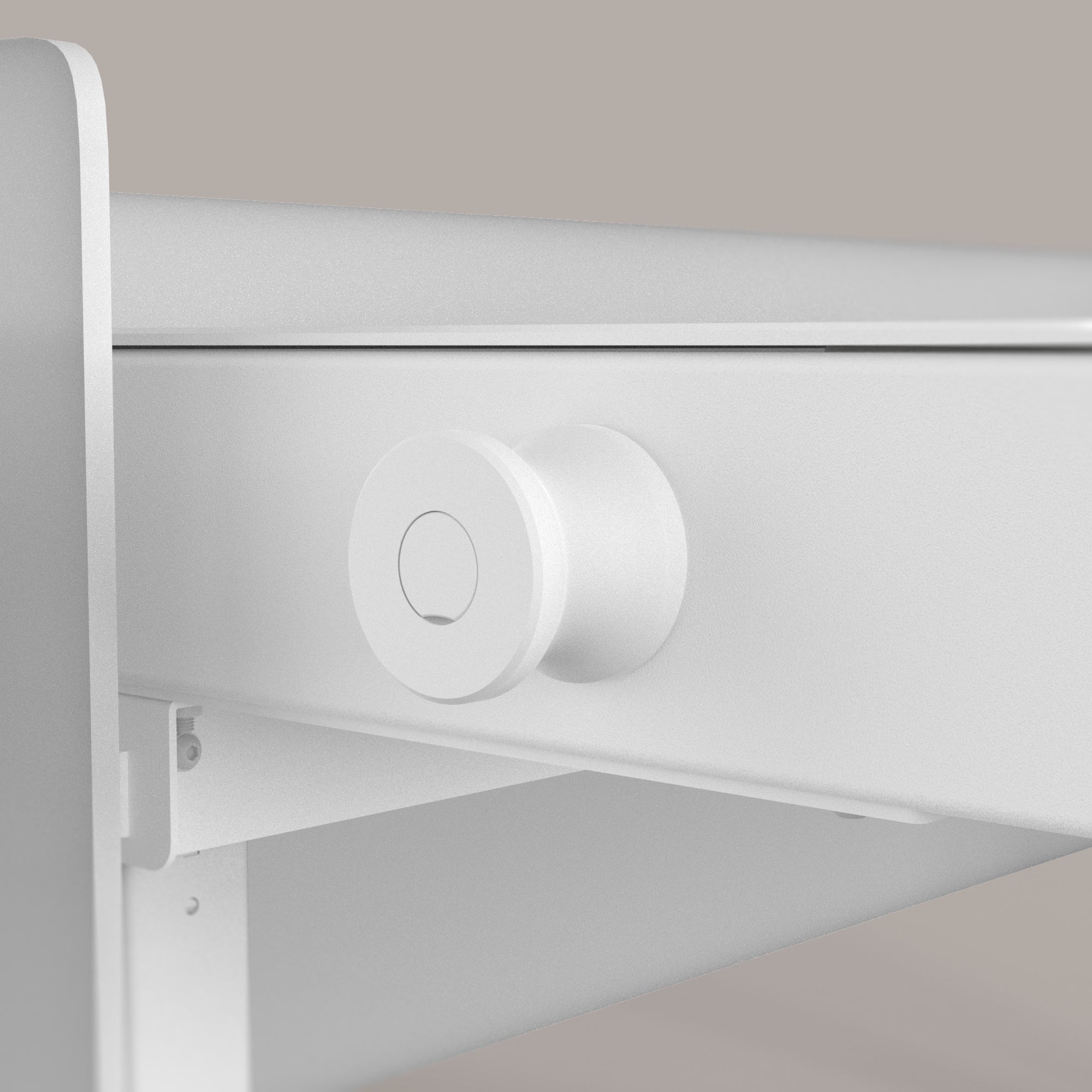Bag Hook for Heckler Lectern in White — product render