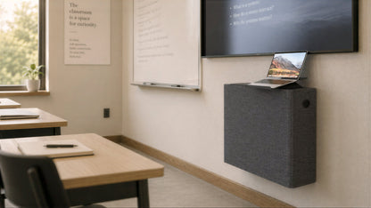 Heckler Classroom Credenza Mk II installed in a classroom.