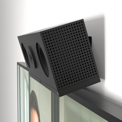 Heckler Angle Adapter for Huddly C1 — side profile showing 17-degree angle