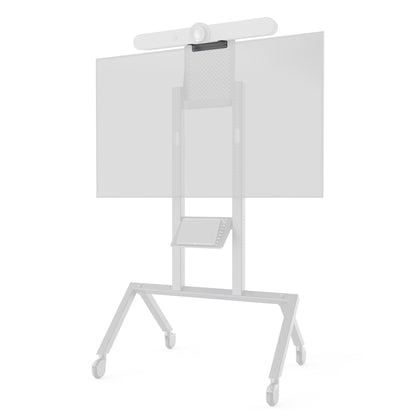 Cart Mount for Logitech Rally Bar — gallery view showing installation on AV Cart