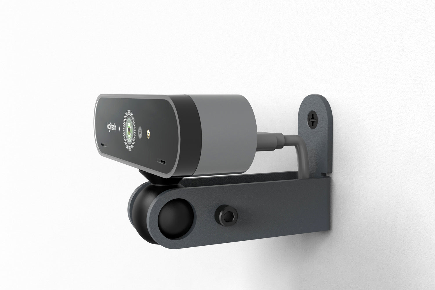 Heckler ADA Camera Mount for Logitech BRIO — adjustable ball joint angle