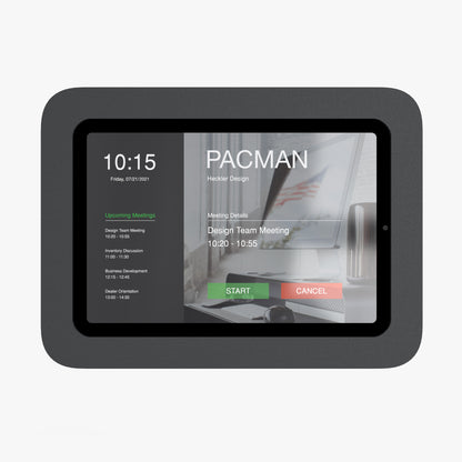 Heckler OnWall Mount for iPad mini — detail view of flush wall-mount profile