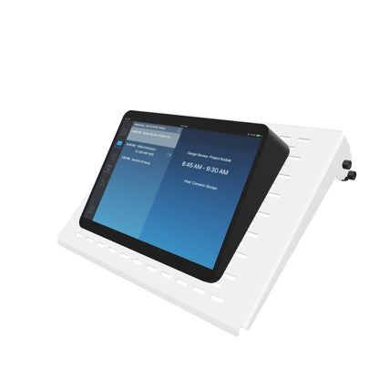 Control Shelf for Heckler AV Cart — Black Grey finish, product shot rear showing VESA mounting pattern