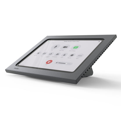 Zoom Rooms Console for iPad 10th and 11th Generation angled view.