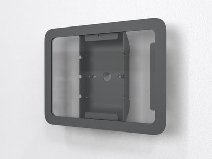 Heckler OnWall Mount for iPad — detail view of flush wall-mount installation