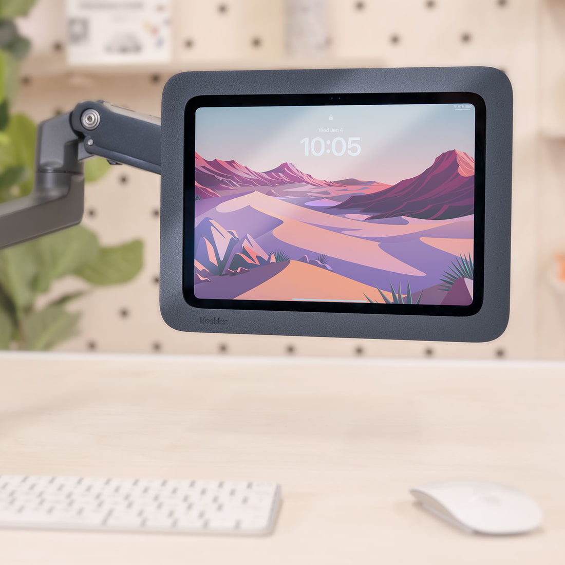 Heckler VESA Mount for iPad — rear view showing VESA mounting pattern