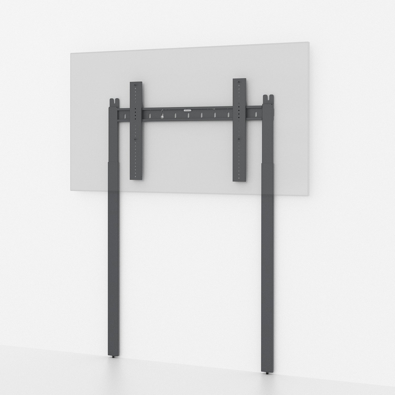 Heckler AV Wall Structure in Black Grey finish.