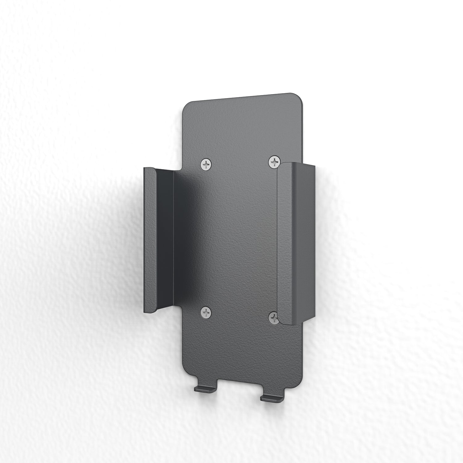 Power Adapter Mount for Google Meet Series One installed behind display — wall mount configuration